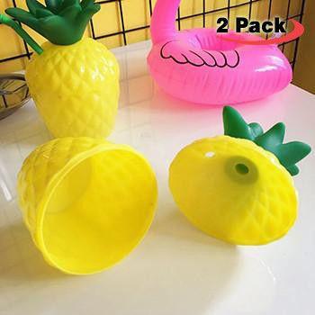 2 Pack - Floating Plastic Pineapple Cup - It's Pool Time! - Next Deal Shop
 - 1