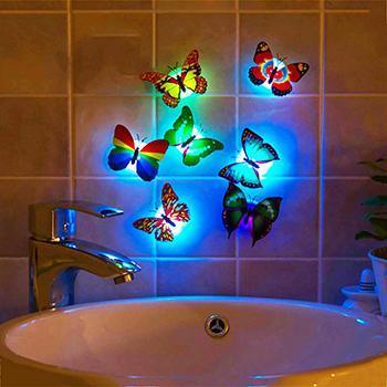 10 Pcs Romantic Magic LED Butterfly