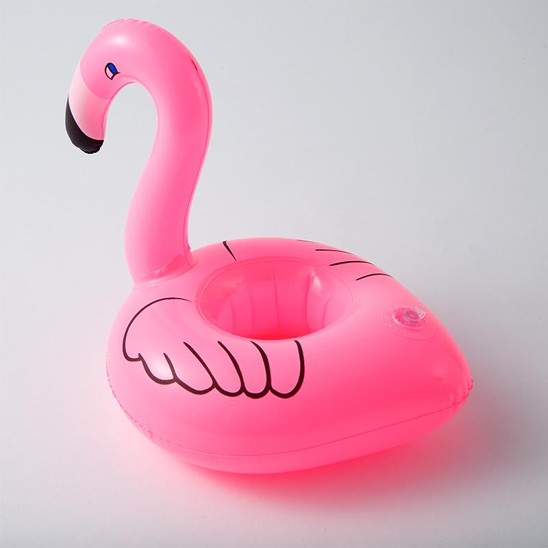 2 Packs Floating Flamingo Drink Holder - It's Pool Time!