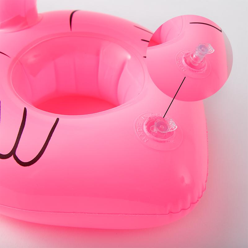 2 Packs Floating Flamingo Drink Holder - It's Pool Time!