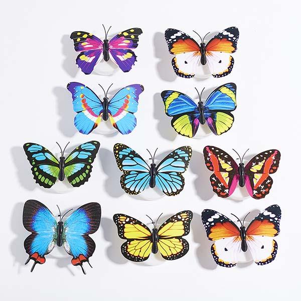 10 Pcs Romantic Magic LED Butterfly