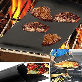 2 Pcs BBQ Non-Stick Grilling Mats - No More Messy Grills! - Next Deal Shop
 - 1