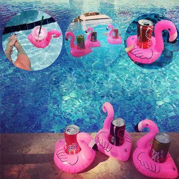 2 Pack - Floating Flamingo Drink Holder - It's Pool Time! - Next Deal Shop
 - 6