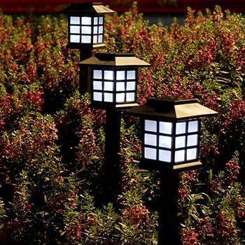 2 Pack - Solar-Powered Japanese Style Garden Lamps - Next Deal Shop
 - 1