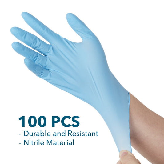 100 Pcs Disposable Durable Nitrile Gloves