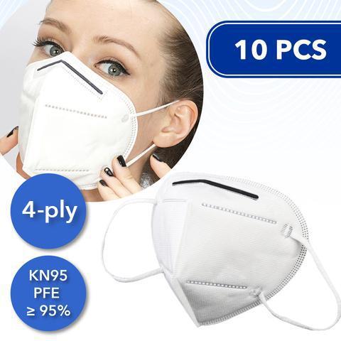 10 Pcs Disposable Face Masks (KN95) - free shipping