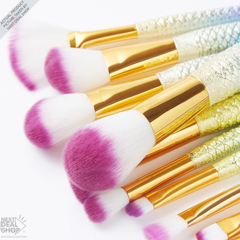 10 Pcs Mermaid Make Up Brush