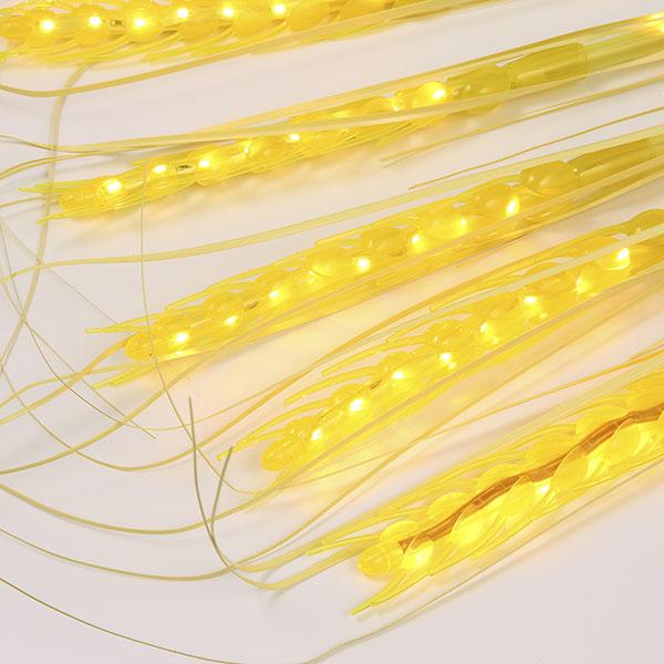 10Pcs LED Wheat Light Stakes Set