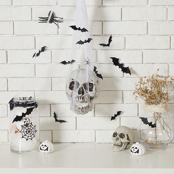 12 Pcs 3D Bat Decoration Wall Sticker