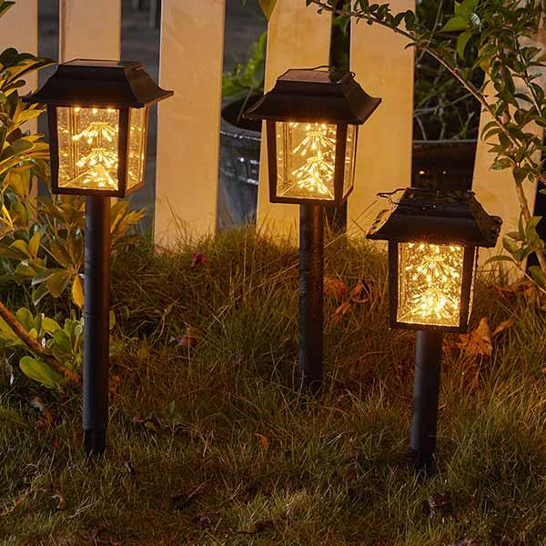 2 in 1 Solar-Powered Copper Wire LED Lantern Light