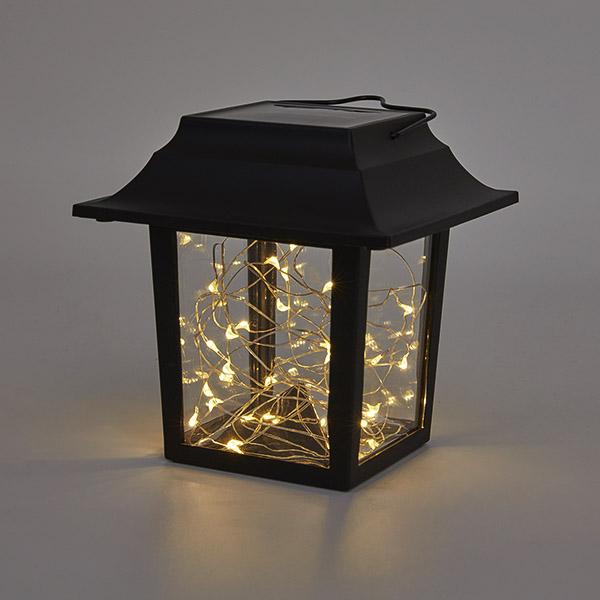 2 in 1 Solar-Powered Copper Wire LED Lantern Light