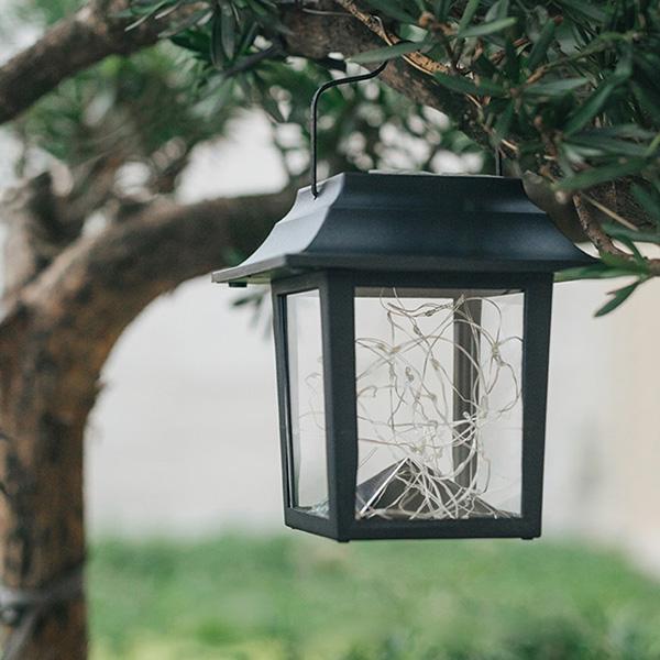 2 in 1 Solar-Powered Copper Wire LED Lantern Light