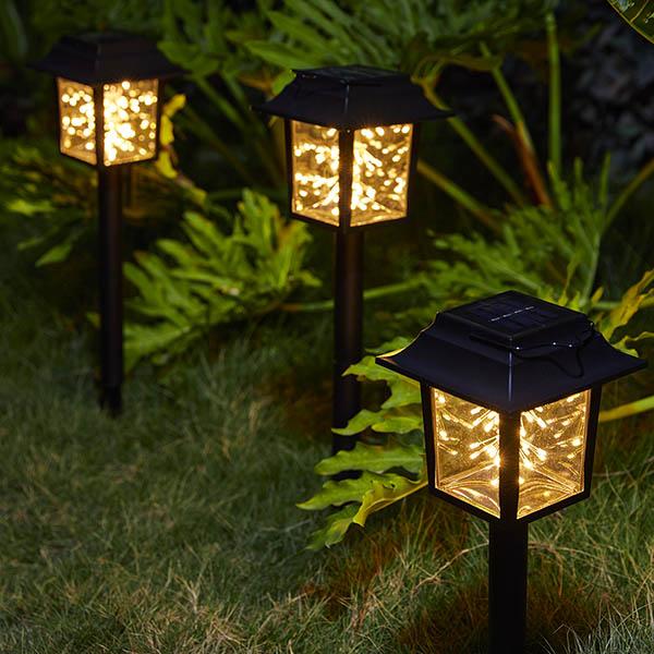 2 in 1 Solar-Powered Copper Wire LED Lantern Light