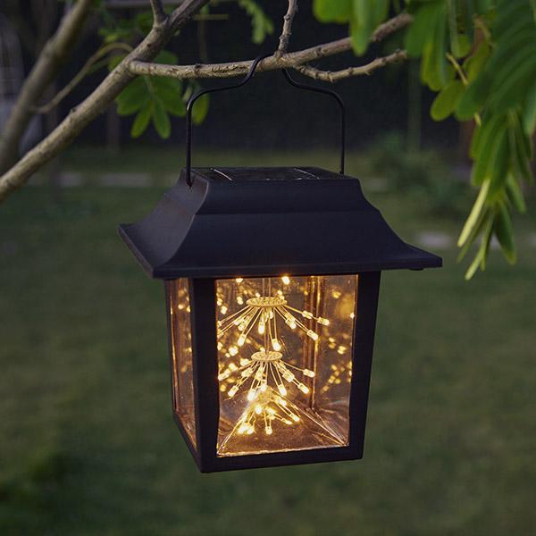 2 in 1 Solar-Powered Copper Wire LED Lantern Light