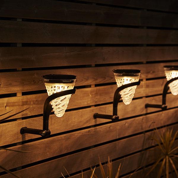 2 in 1 Solar-Powered Landscape And Wall Light