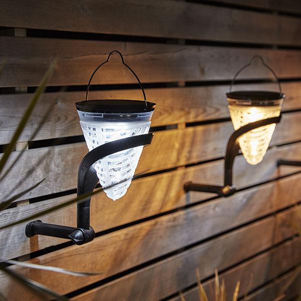 2 in 1 Solar-Powered Landscape And Wall Light