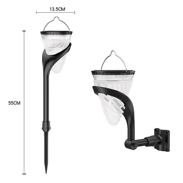 2 in 1 Solar-Powered Landscape And Wall Light