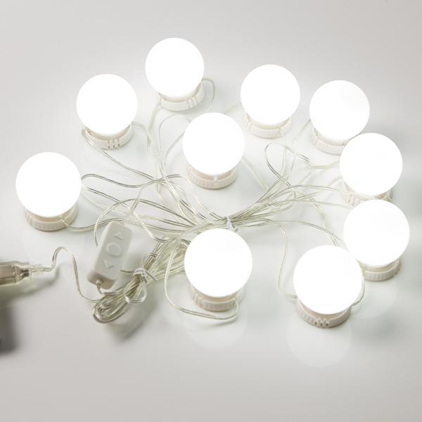 10 Pcs Vanity Mirror LED Light Bulb Set